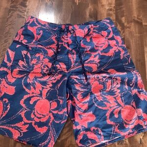 Patagonia Men's Size 32 Red and Blue Board Shorts